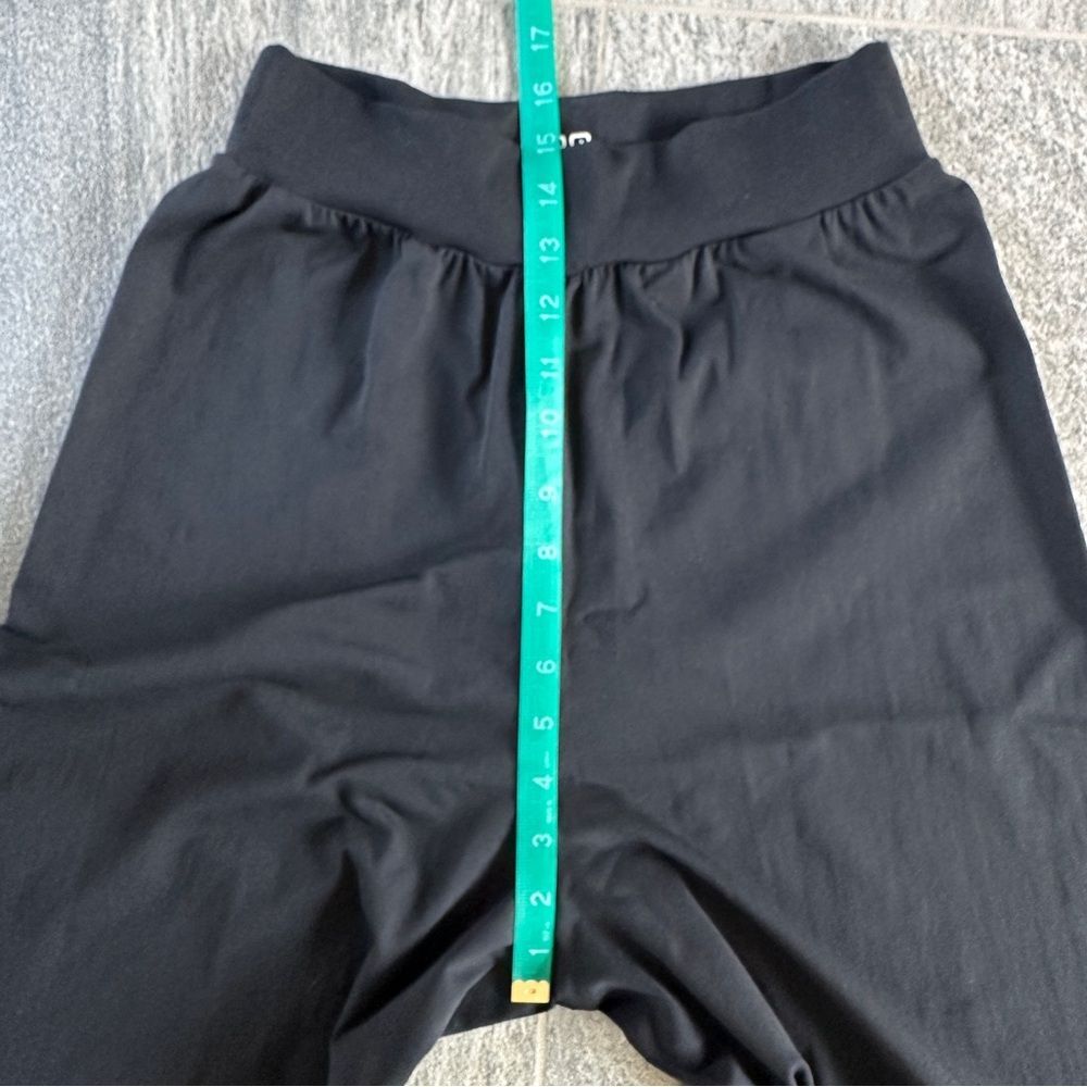 EUC OQQ Black High Waist Wide Leg Athleisure Pants Trendy Stylish Relaxed Small - Picture 8 of 13
